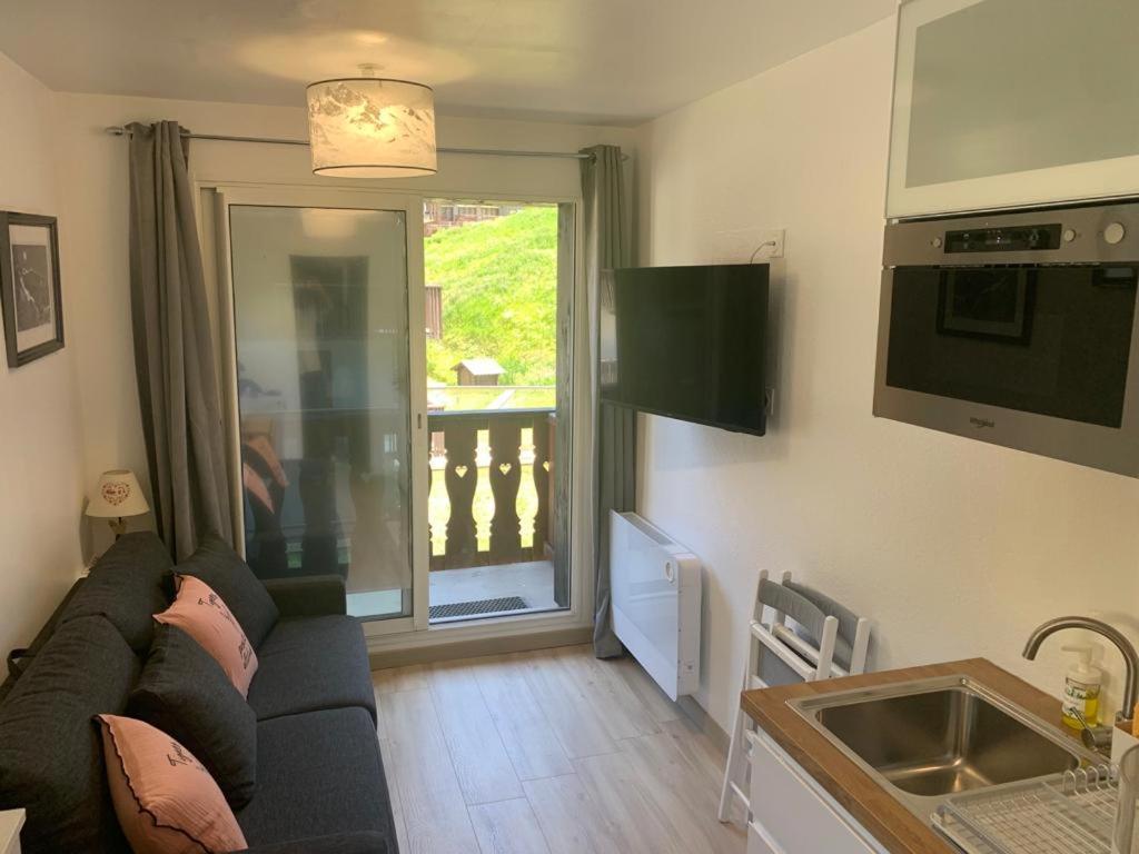 Tignes - Charmant Studio Pour 2-3 Personnes Proche Des Pistes Exteriör bild